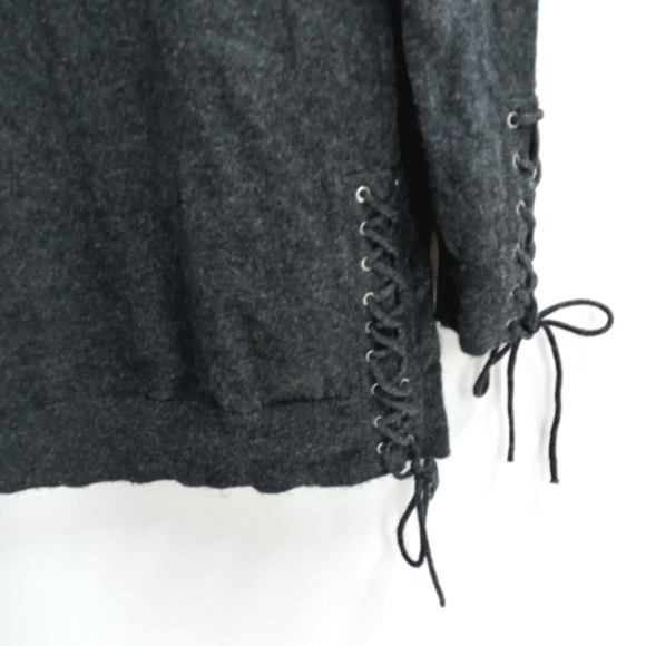 The‎ Kooples Wool & Cashmere Lace Up Sweater M - Picture 6 of 10
